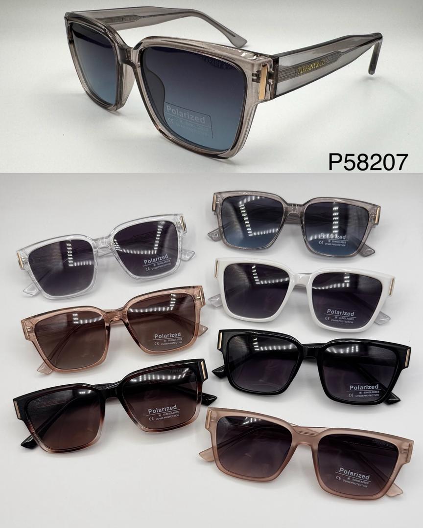 عینک آفتابی زنانه پلاریزه کائوچو دسته سیم تیفانی Tiffany & co مدل 58207