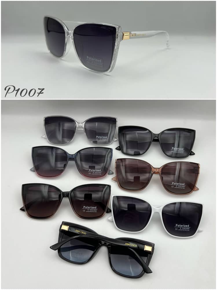عینک آفتابی زنانه پلاریزه کائوچو جیمی چو JIMMY CHOO مدل 1007