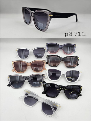 عینک آفتابی زنانه پلاریزه کائوچو تام فورد TOM FORD مدل 8911