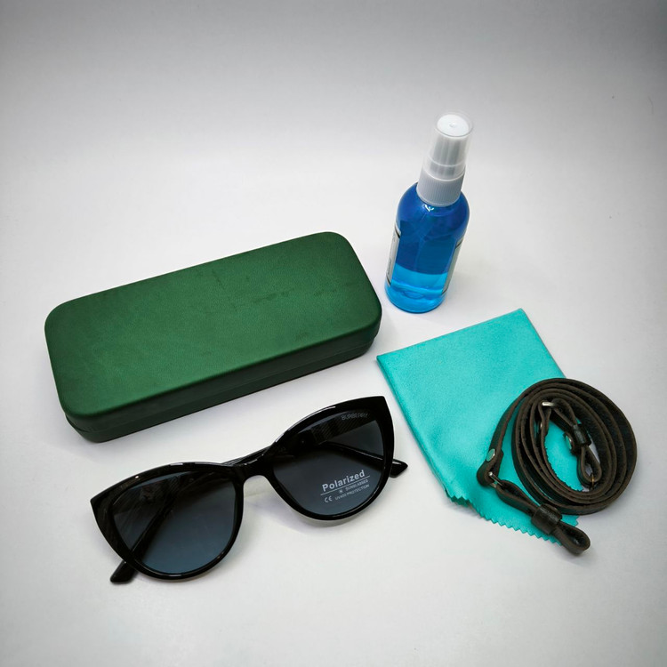 عینک آفتابی زنانه پلاریزه کائوچو بربری BURBERRY مدل 2035