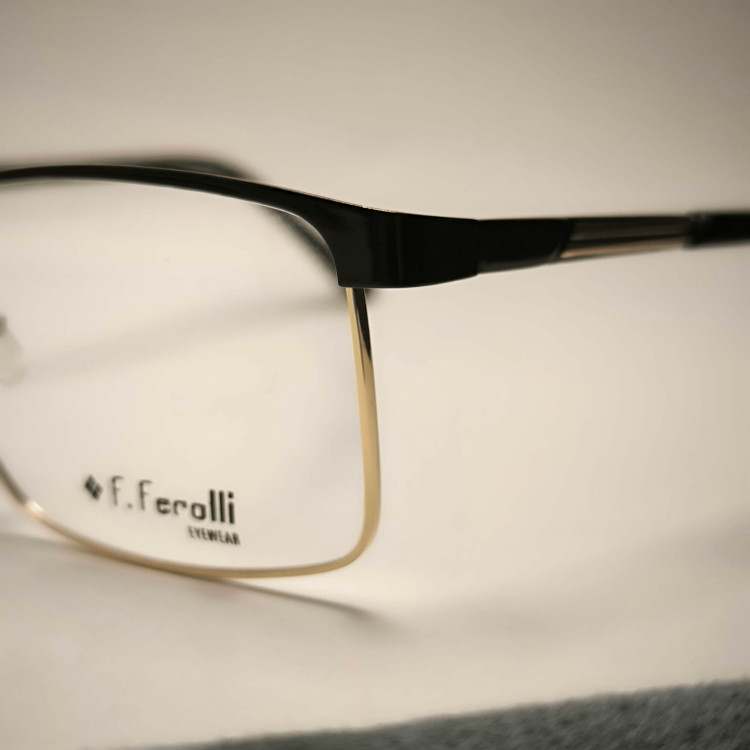 عینک طبی مردانه فلزی برند F.FEROLLI کد 93101