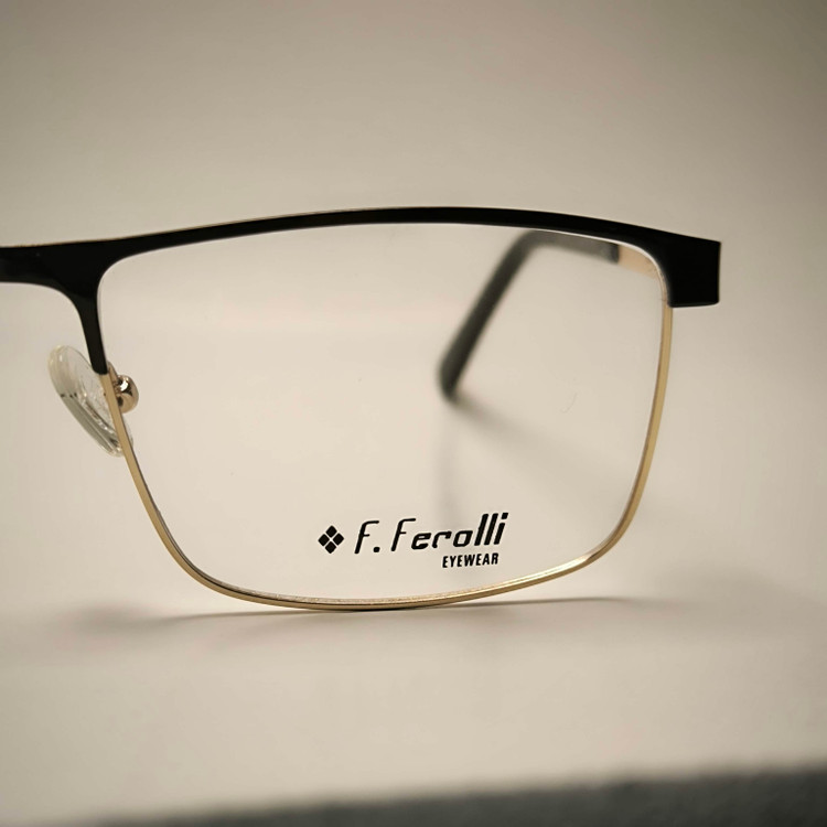 عینک طبی مردانه فلزی برند F.FEROLLI کد 93101