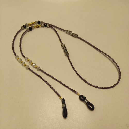 بند عینک کریستالی زنانه بنفش