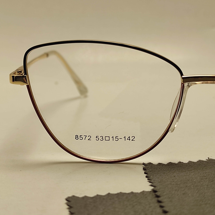 عینک طبی زنانه فلزی پد یک تیکه برند TIFFANY کد 8572