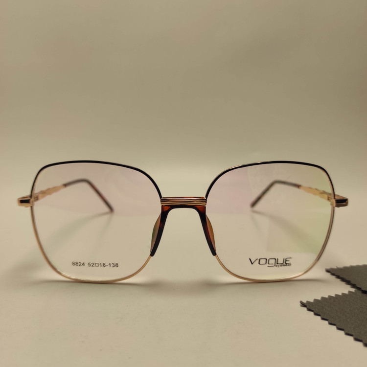 عینک طبی زنانه فلزی پد یک تیکه برند VOGUE کد 8824