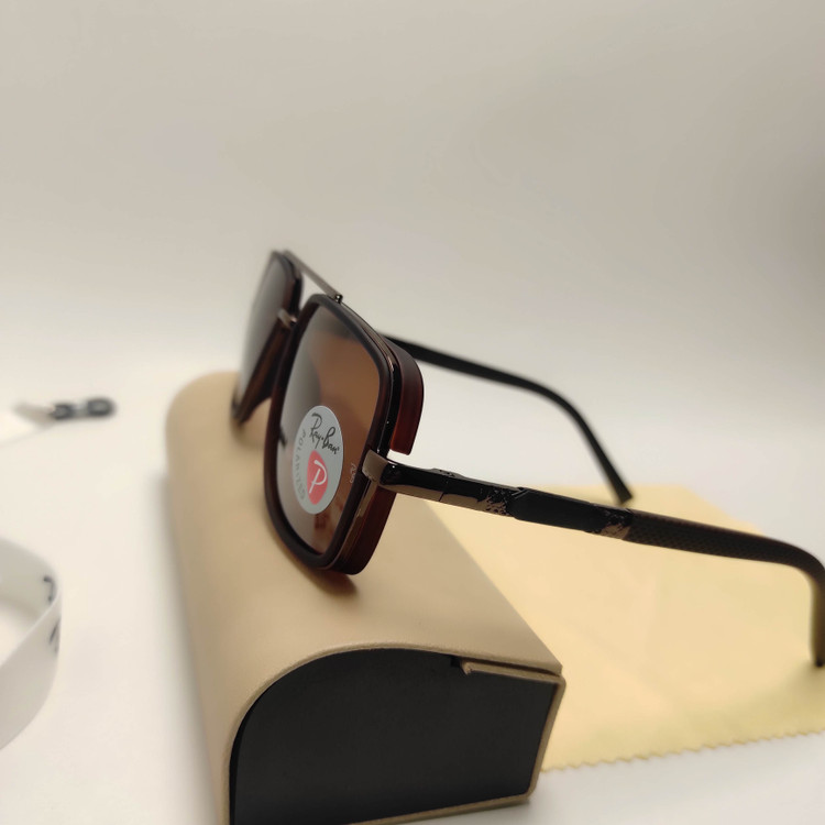 عینک آفتابی پلاریزه مردانه ریبن Ray Ban کد 7995 - راستین شاپ بی آر جی