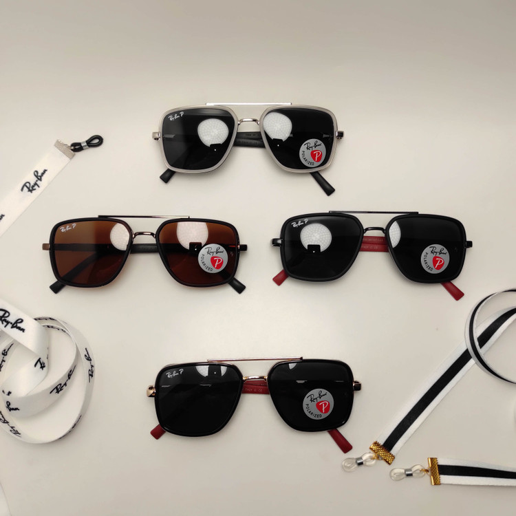 عینک آفتابی پلاریزه مردانه ریبن Ray Ban کد 7995 - راستین شاپ بی آر جی