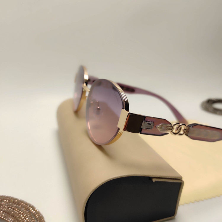 عینک افتابی زنانه فلزی فانتزی CHANEL کد 2709 - راستین شاپ بی آر جی