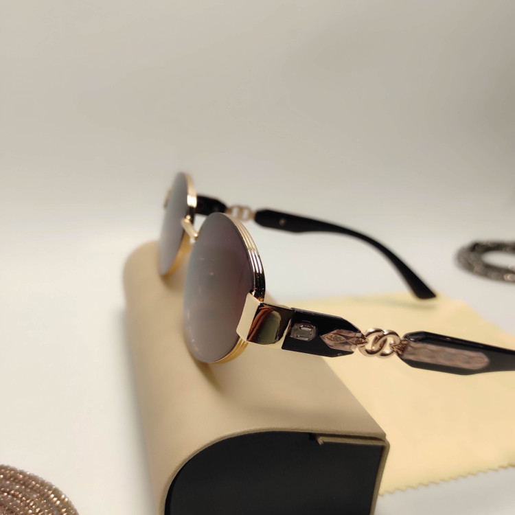 عینک افتابی زنانه فلزی فانتزی CHANEL کد 2709 - راستین شاپ بی آر جی