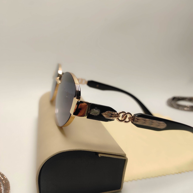 عینک افتابی زنانه فلزی فانتزی CHANEL کد 2709 - راستین شاپ بی آر جی
