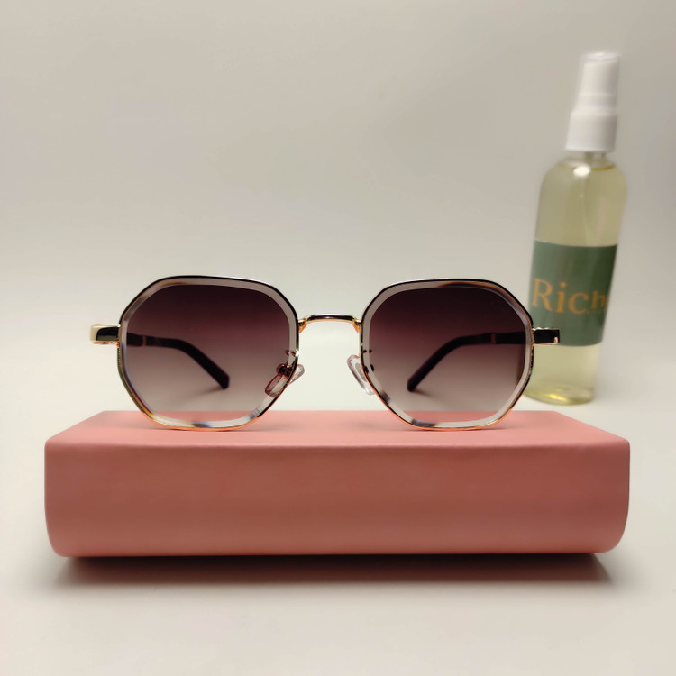 عینک افتابی زنانه فلزی فشن cartier 2703 - راستین شاپ بی آر جی
