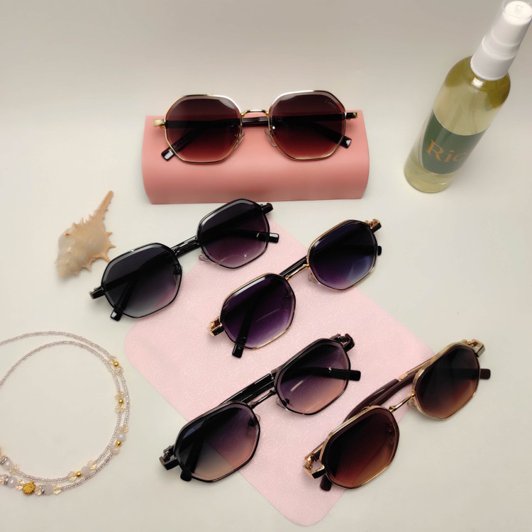 عینک افتابی زنانه فلزی فشن cartier 2703 - راستین شاپ بی آر جی