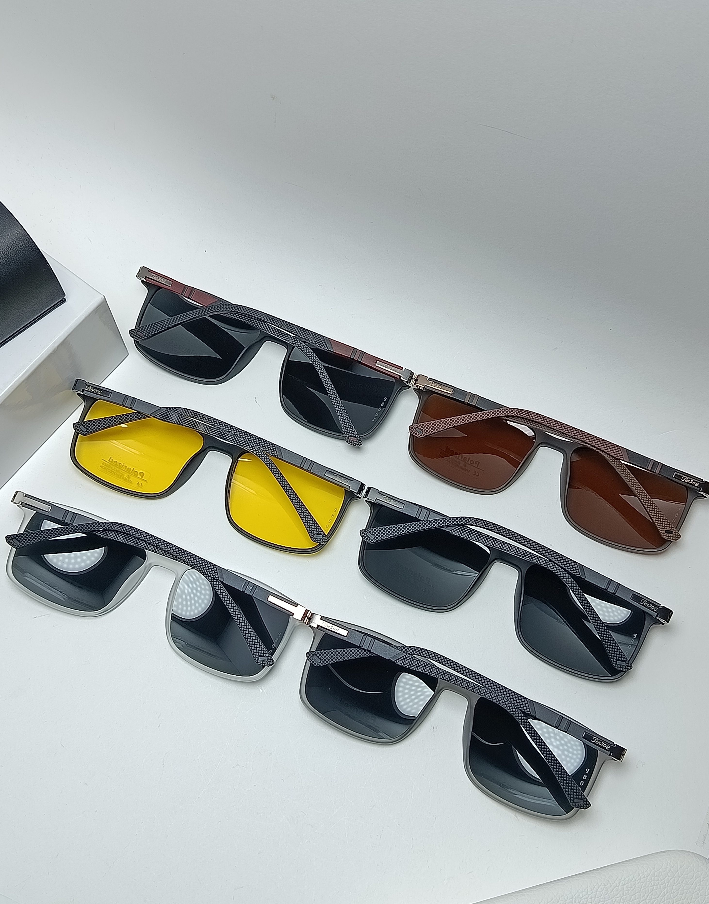 عینک آفتابی مردانه پلاریزه persol مدل8001