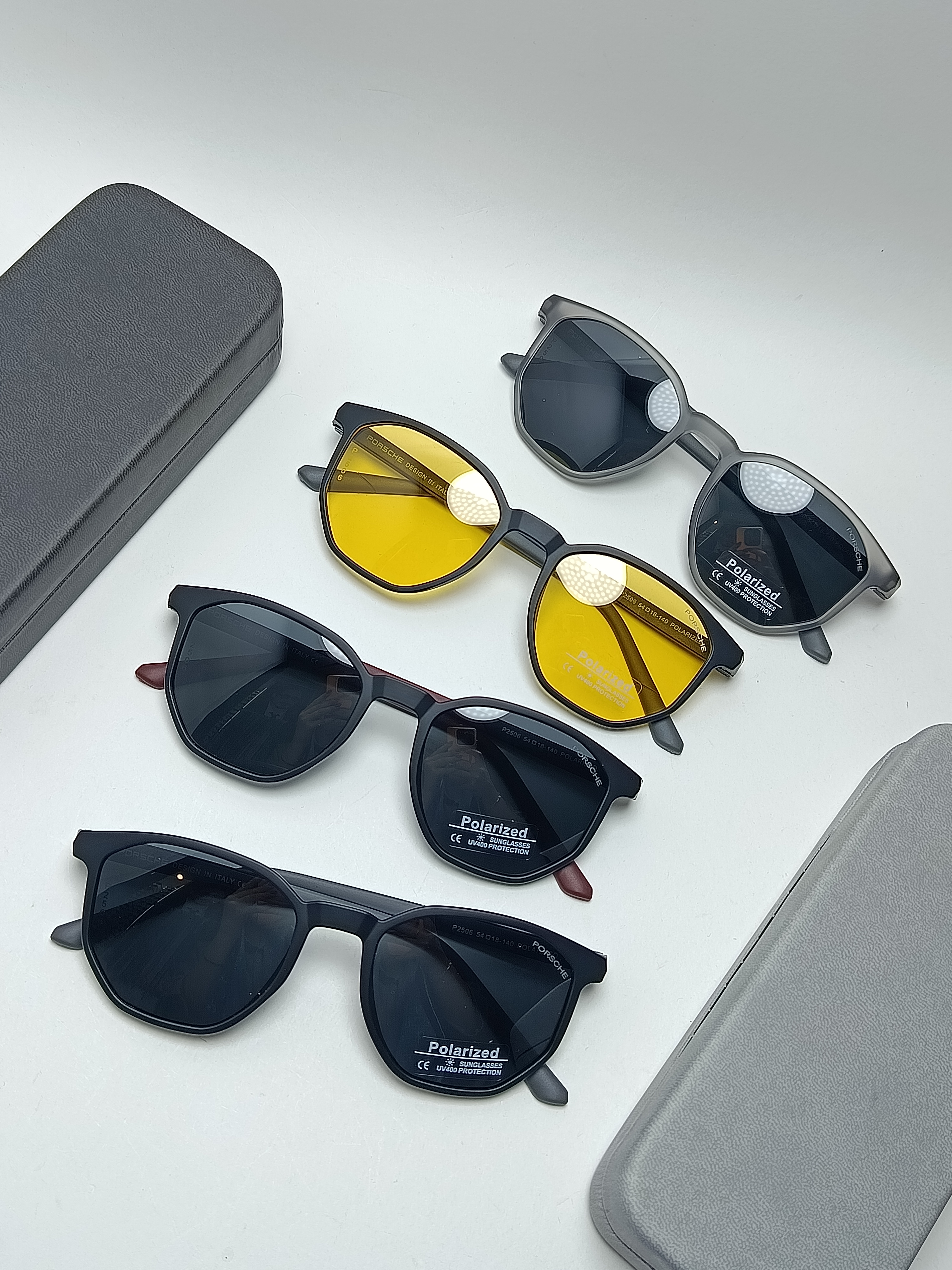عینک آفتابی پلاریزه  کائوچو Porsche design مدل 2506