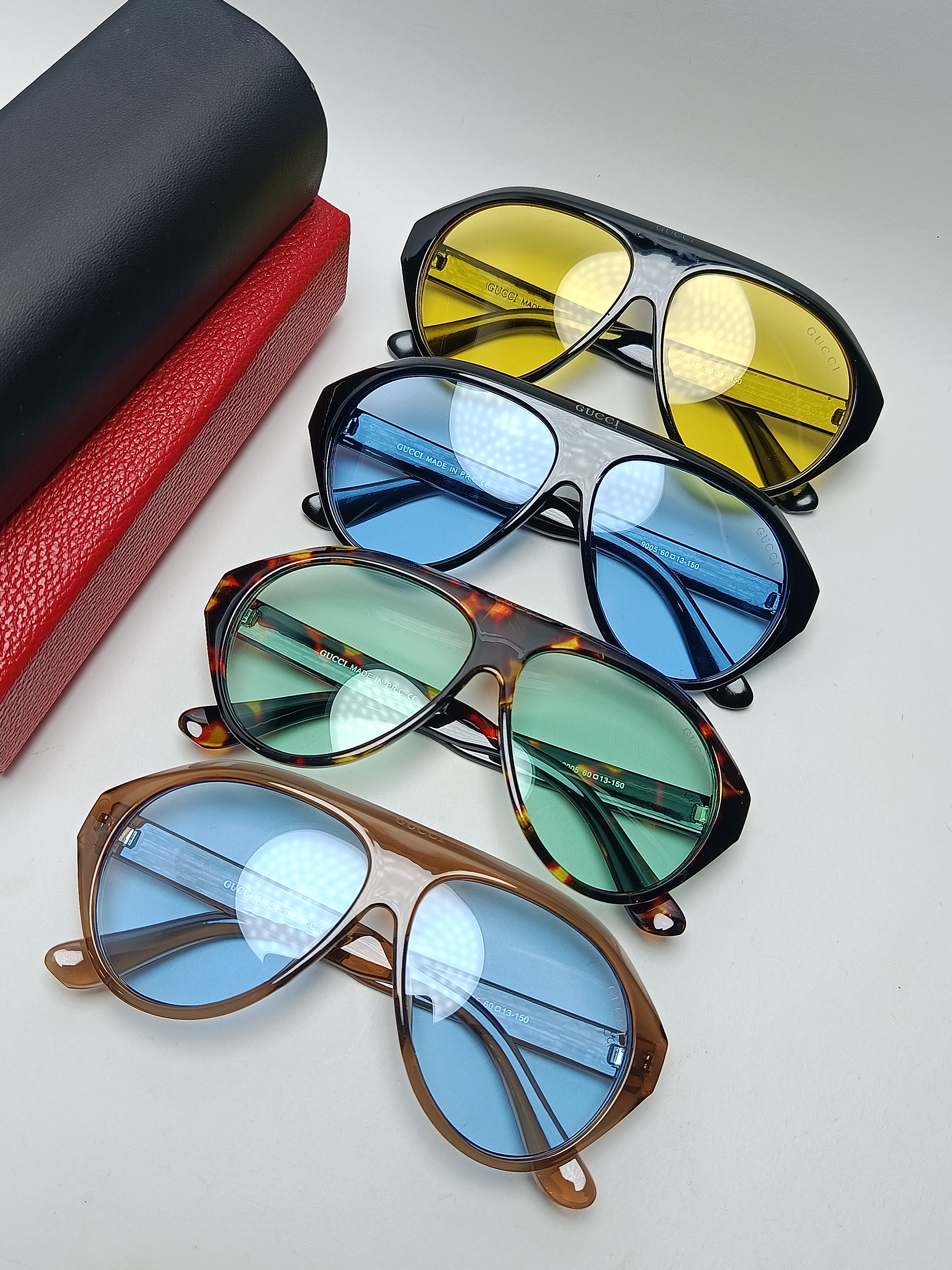 عینک آفتابی کائوچو فانتزیGucci مدل 9005