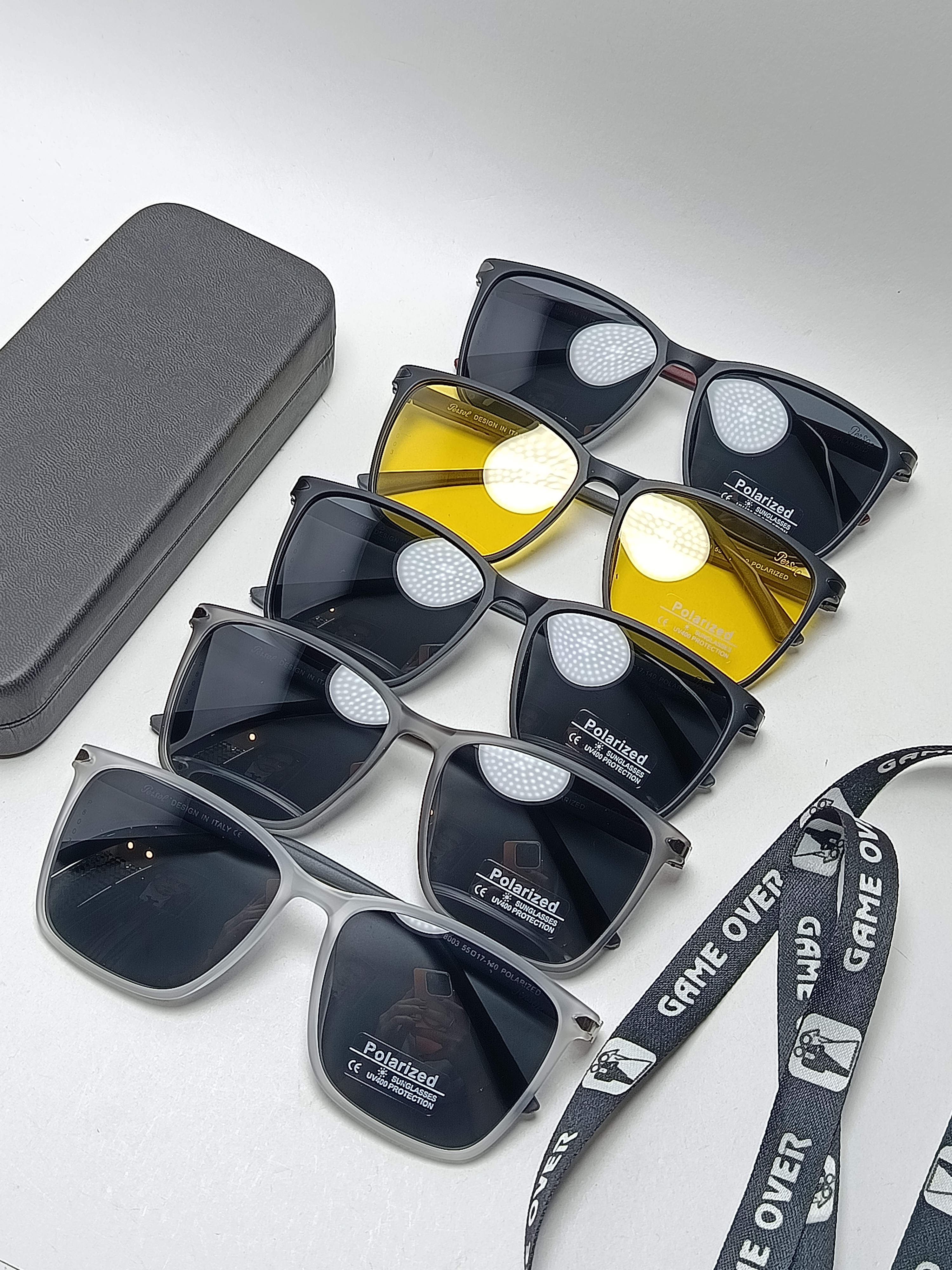 عینک آفتابی کائوچو پلاریزه persol مدل 8003