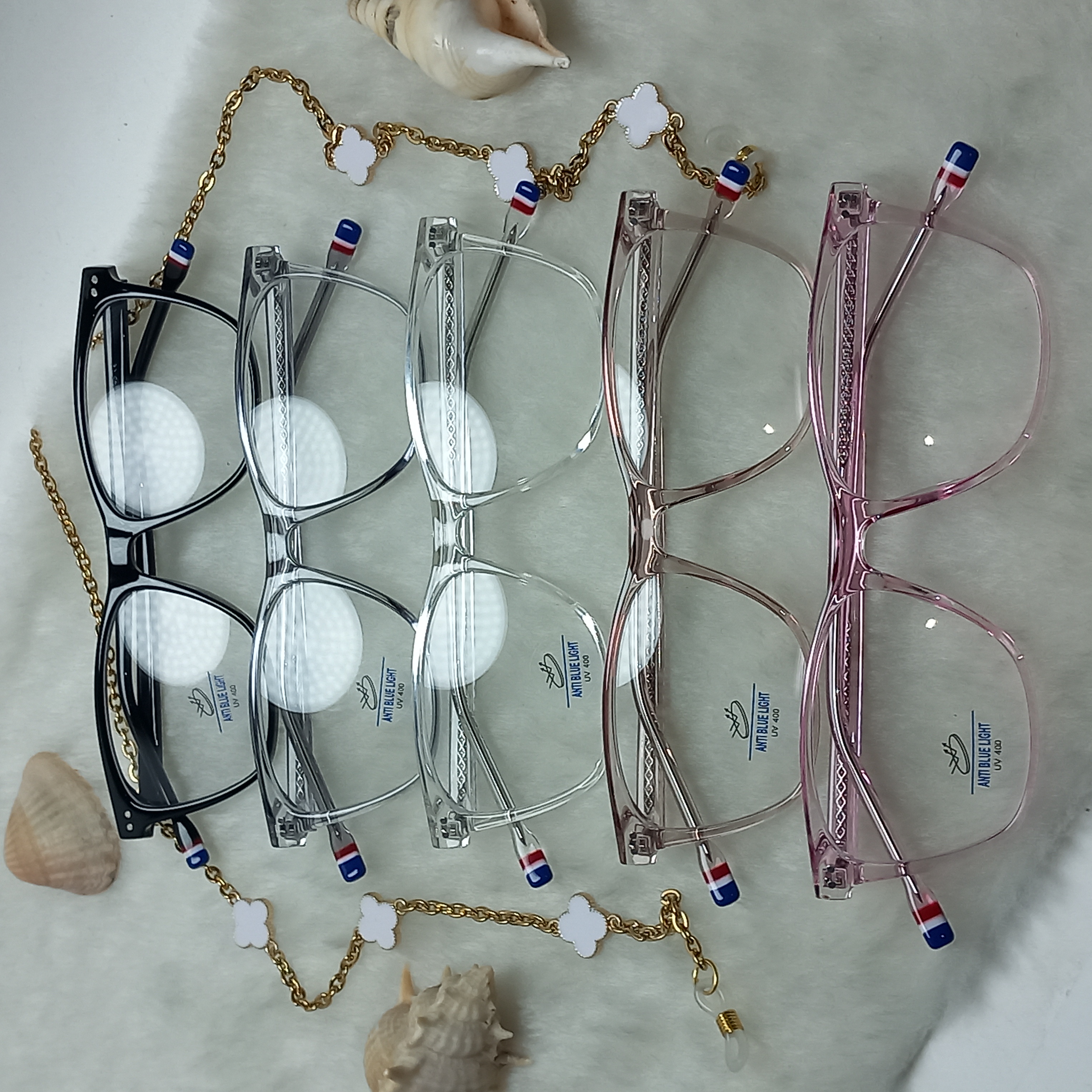 عینک طبی کائوچو زنانه بلوکات 8379
